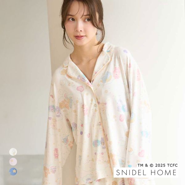 スナイデルホーム Care Bears(TM) 開襟シャツ ケアベア SNIDEL HOME