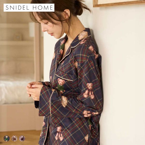 スナイデルホーム Bear開襟シャツ SNIDEL HOME