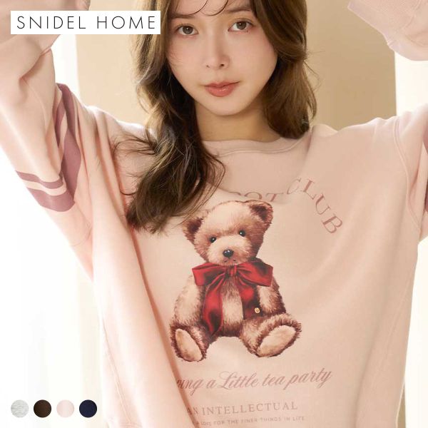 スナイデルホーム Bearスウェットプルオーバー　SNIDEL HOME