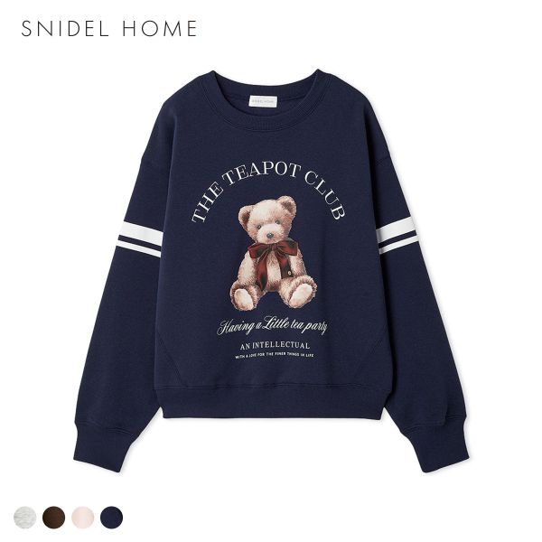 スナイデルホーム Bearスウェットプルオーバー　SNIDEL HOME