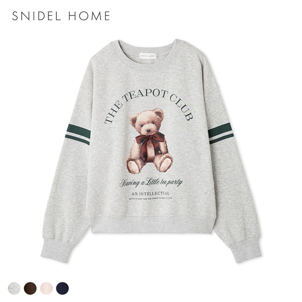 スナイデルホーム Bearスウェットプルオーバー　SNIDEL HOME