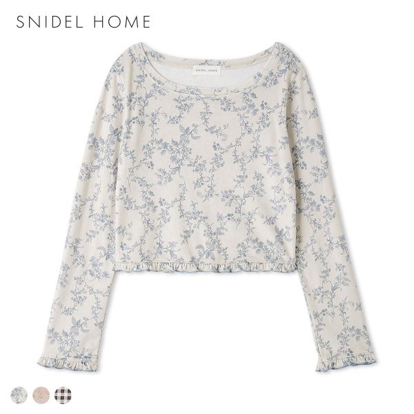 スナイデルホーム シルキーフリースロングTシャツ SNIDEL HOME