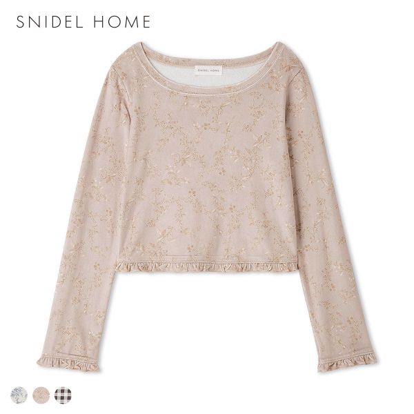 スナイデルホーム シルキーフリースロングTシャツ SNIDEL HOME