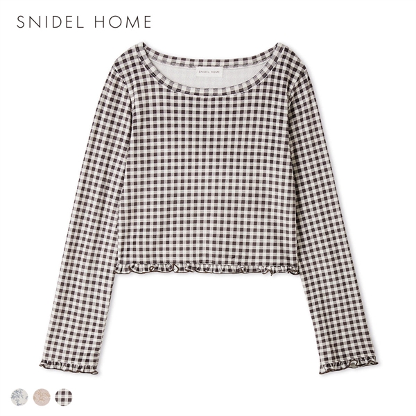スナイデルホーム シルキーフリースロングTシャツ SNIDEL HOME