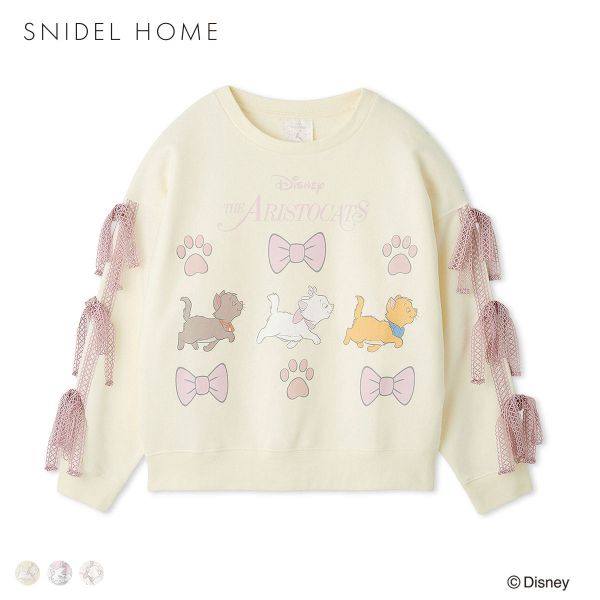 スナイデルホーム The Aristocats スウェットプルオーバー パジャマ ルームウェア SNIDEL HOME