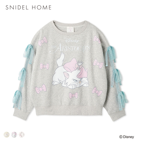 スナイデルホーム The Aristocats スウェットプルオーバー パジャマ ルームウェア SNIDEL HOME