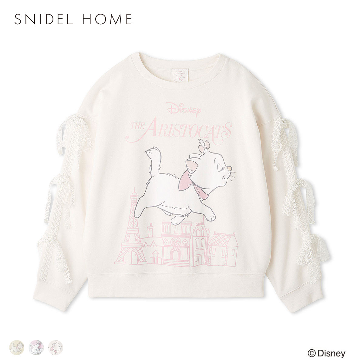 スナイデルホーム The Aristocats スウェットプルオーバー パジャマ ルームウェア SNIDEL HOME(PI-ピンク-Free)