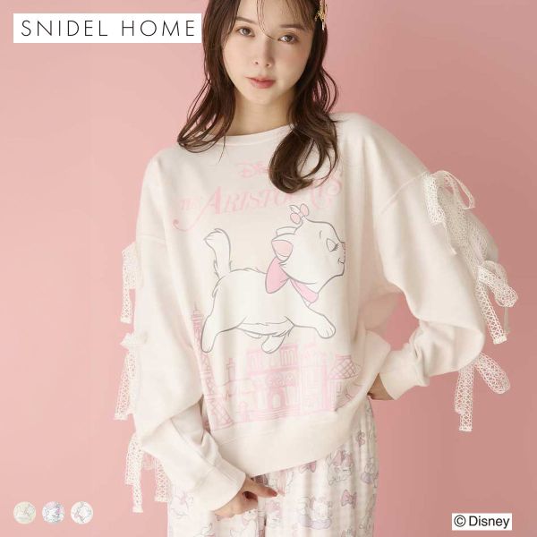 スナイデルホーム The Aristocats スウェットプルオーバー パジャマ ルームウェア SNIDEL HOME
