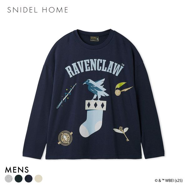 スナイデルホーム Mens Harry Potter モチーフロングTシャツ パジャマ ルームウェア メンズ SNIDEL HOME ハリー・ポッター