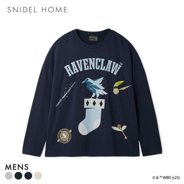 スナイデルホーム Mens Harry Potter モチーフロングTシャツ パジャマ ルームウェア メンズ SNIDEL HOME ハリー・ポッター