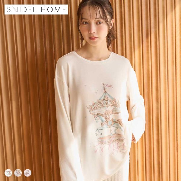 スナイデルホーム カルーセルインレー カットソー SNIDEL HOME