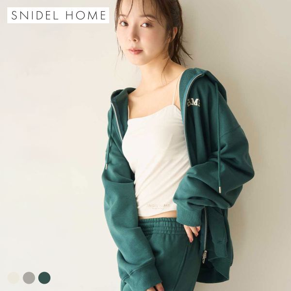 スナイデルホーム SNIDEL HOME × 新木優子 スウェットプルオーバー パジャマ ルームウェア