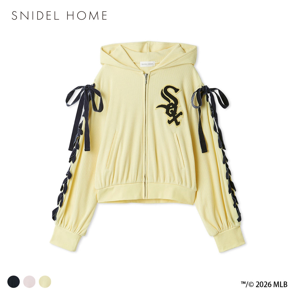 スナイデルホーム MLB カットフーディー パジャマ ルームウェア SNIDEL HOME(YE-イエロー-Free)