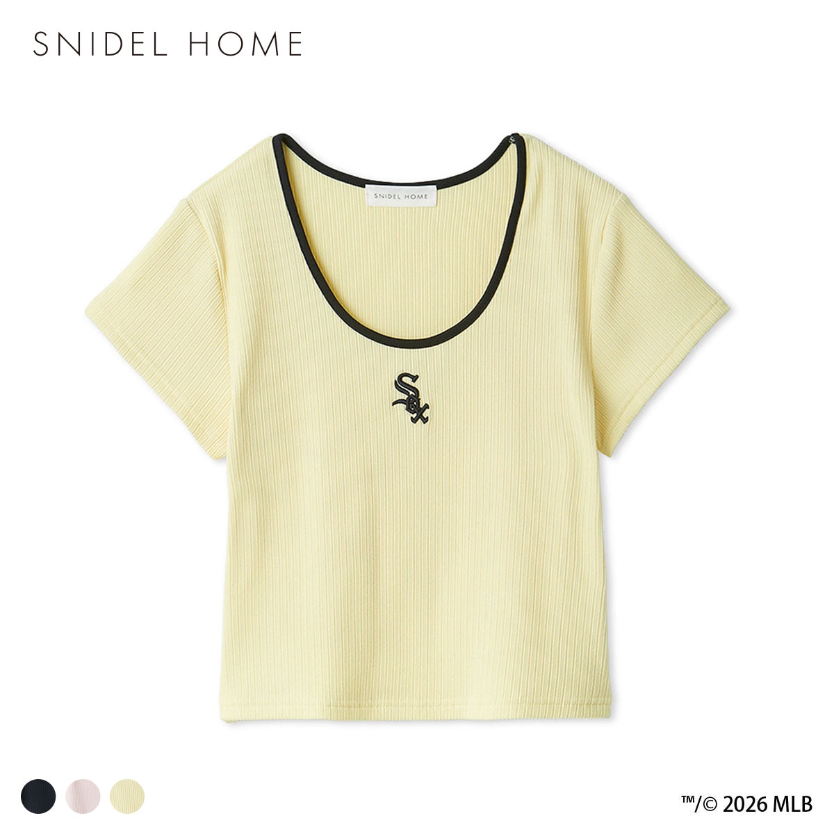 スナイデルホーム MLB カットTシャツ パジャマ ルームウェア SNIDEL HOME(YE-イエロー-Free)