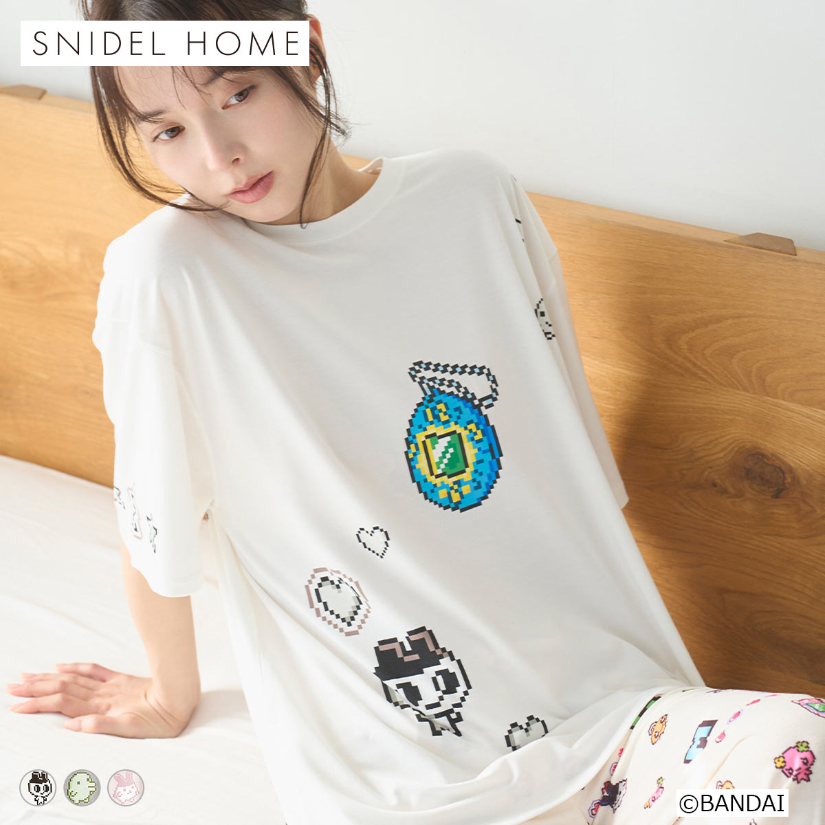スナイデルホーム たまごっち Tシャツ パジャマ ルームウェア SNIDEL HOME