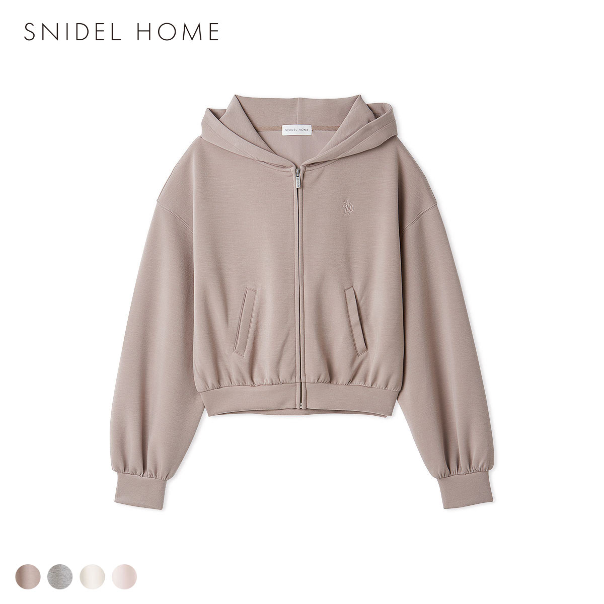 スナイデルホーム ボンディングスウェットパーカー パジャマ ルームウェア SNIDEL HOME(MO-モカ-Free)