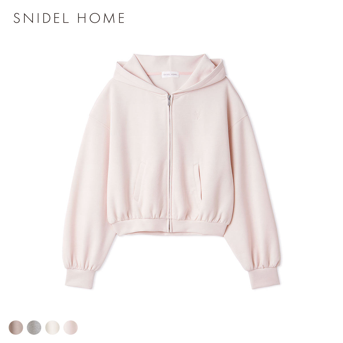 スナイデルホーム ボンディングスウェットパーカー パジャマ ルームウェア SNIDEL HOME(PI-ピンク-Free)