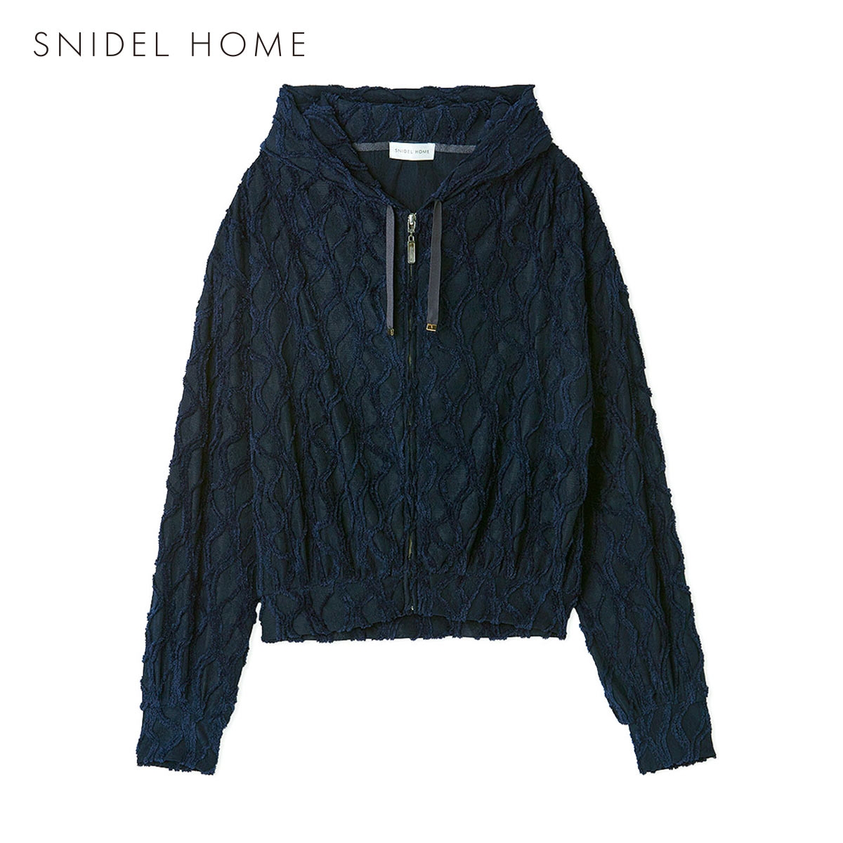 スナイデルホーム デザインカットパーカー パジャマ ルームウェア SNIDEL HOME(NV-ネイビー-Free)