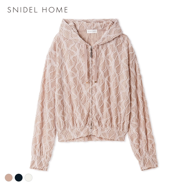 スナイデルホーム デザインカットパーカー パジャマ ルームウェア SNIDEL HOME