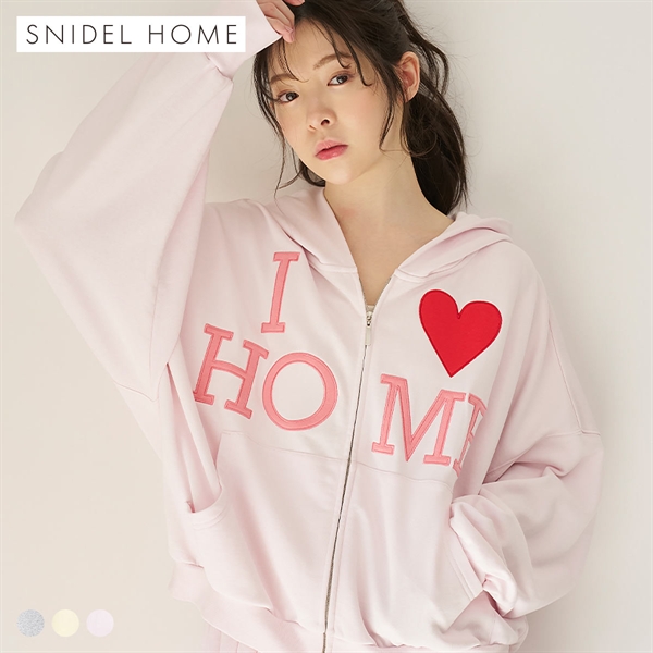 スナイデルホーム ロゴスウェットパーカー パジャマ ルームウェア SNIDEL HOME