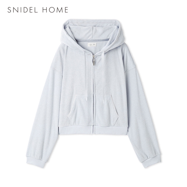 スナイデルホーム SorbetLight 接触冷感 パイルパーカー パジャマ ルームウェア SNIDEL HOME