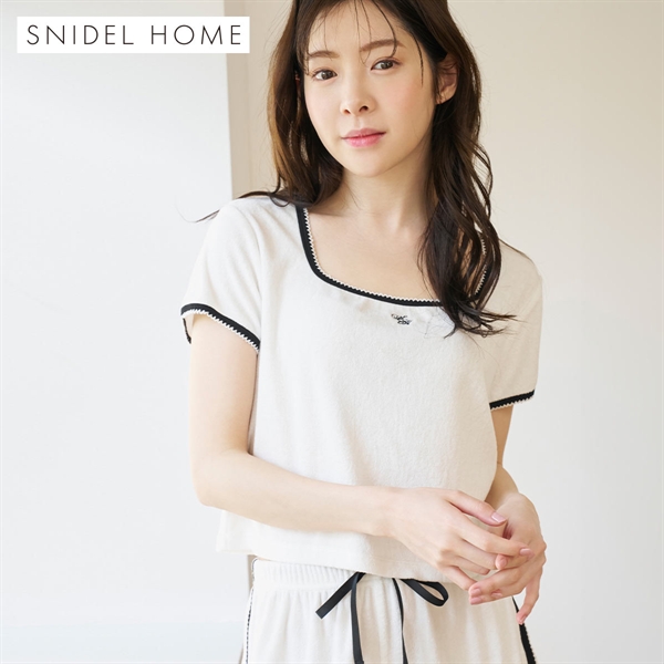 スナイデルホーム SorbetLight 接触冷感 パイルトップス パジャマ ルームウェア SNIDEL HOME