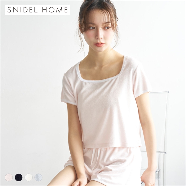 スナイデルホーム SorbetLight 接触冷感 パイルトップス パジャマ ルームウェア SNIDEL HOME