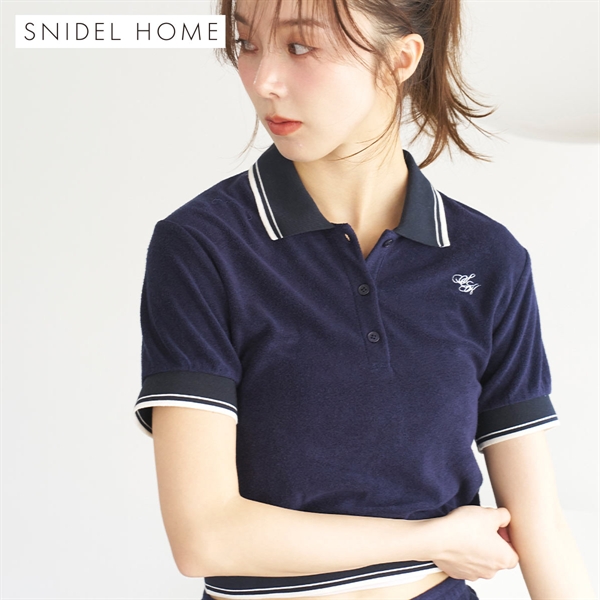 スナイデルホーム パイルポロプルオーバー パジャマ ルームウェア SNIDEL HOME