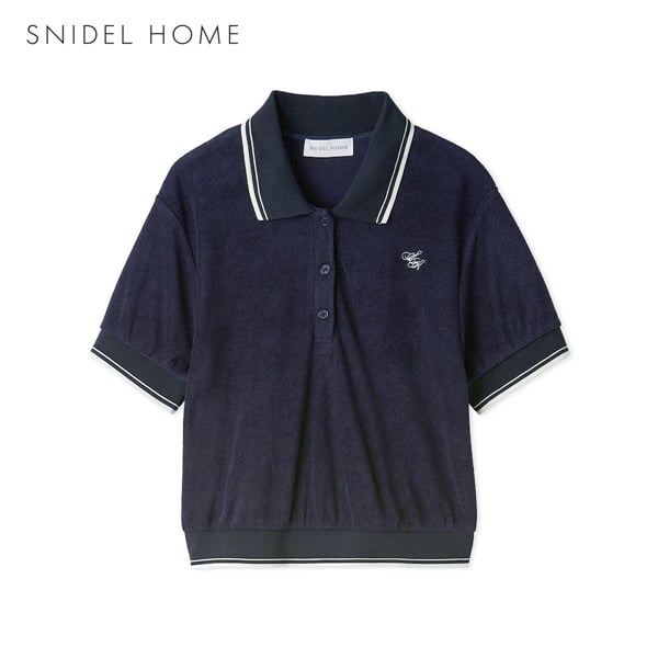 スナイデルホーム パイルポロプルオーバー パジャマ ルームウェア SNIDEL HOME