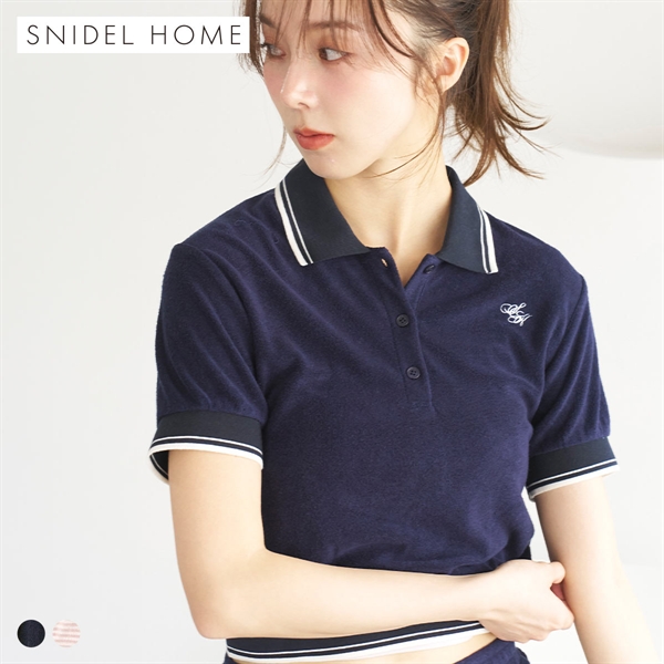 スナイデルホーム パイルポロプルオーバー パジャマ ルームウェア SNIDEL HOME