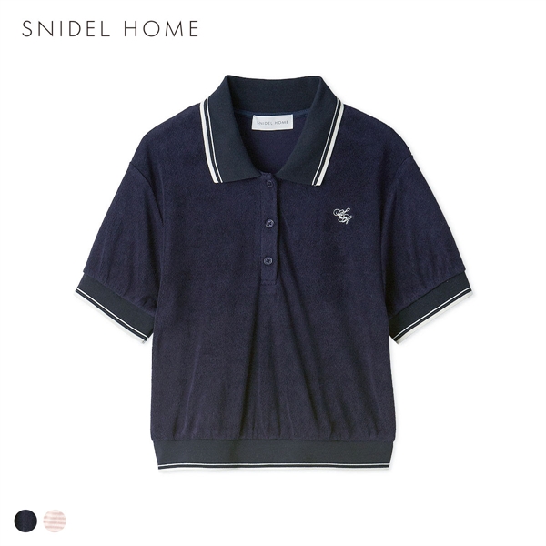 スナイデルホーム パイルポロプルオーバー パジャマ ルームウェア SNIDEL HOME