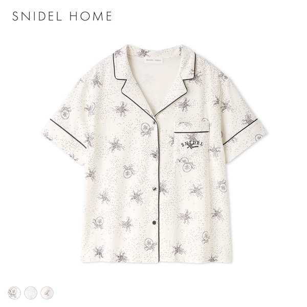 スナイデルホーム Moilis 開襟シャツ パジャマ ルームウェア SNIDEL HOME