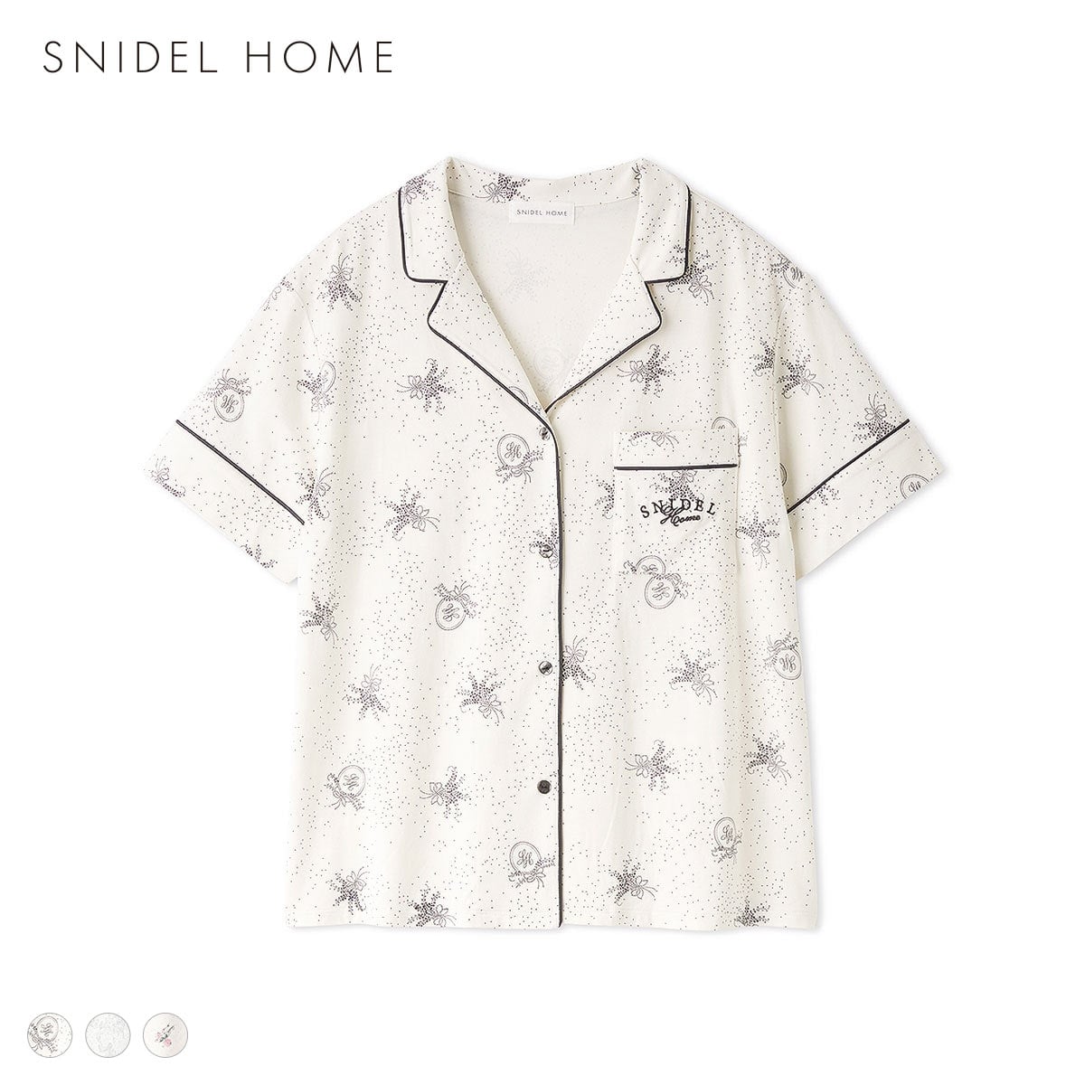 スナイデルホーム Moilis 開襟シャツ パジャマ ルームウェア SNIDEL HOME