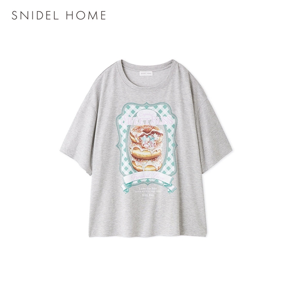 スナイデルホーム ビジュードーナッツTシャツ パジャマ ルームウェア SNIDEL HOME