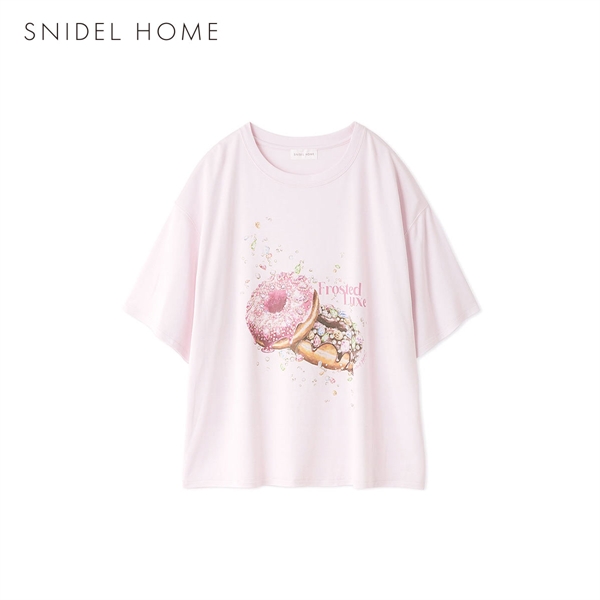 スナイデルホーム ビジュードーナッツTシャツ パジャマ ルームウェア SNIDEL HOME