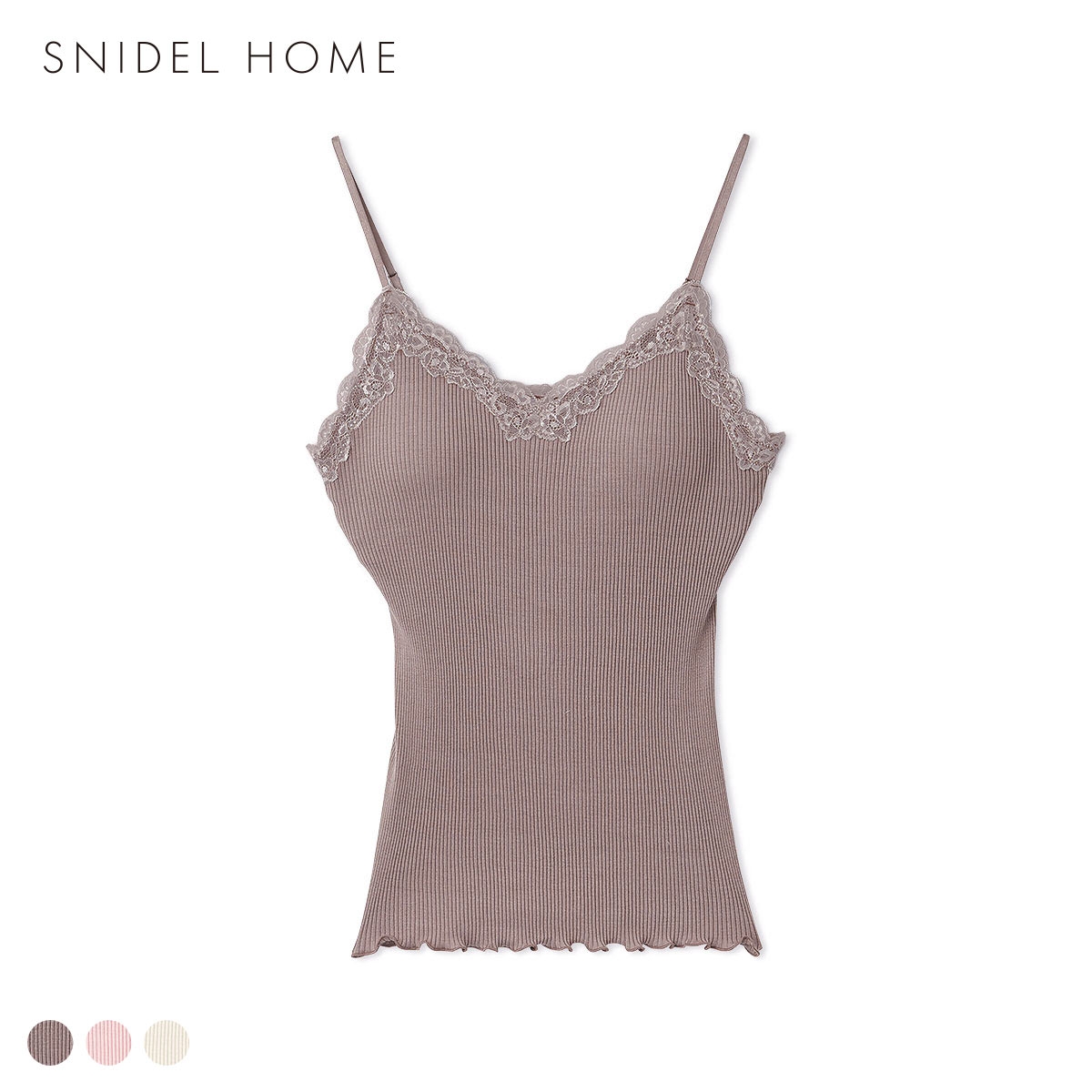 スナイデルホーム silk カップインキャミソール カップイン カップ付き パジャマ ルームウェア SNIDEL HOME