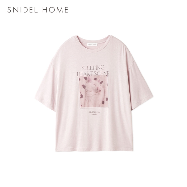 スナイデルホーム 接触冷感 ネコTシャツ パジャマ ルームウェア SNIDEL HOME