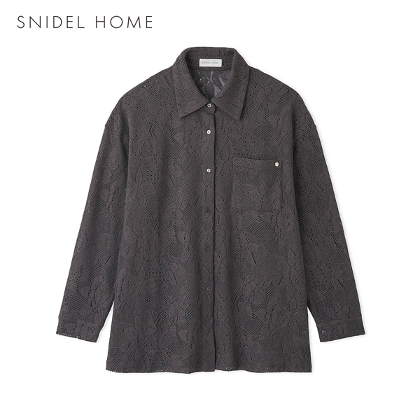 スナイデルホーム カーテンレースシャツ パジャマ ルームウェア SNIDEL HOME