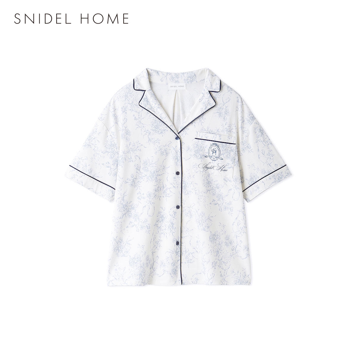 スナイデルホーム ICEDFABRIC+R パジャマシャツ ルームウェア パジャマ SNIDEL HOME(IV-アイボリー-Free)