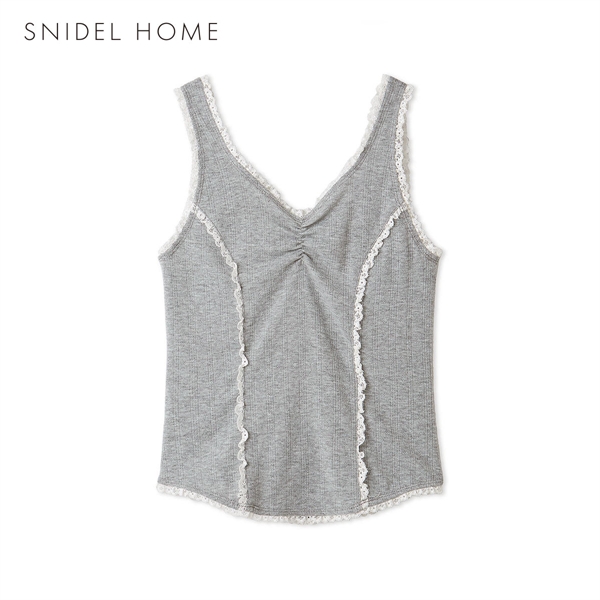 スナイデルホーム アイレットレースカットトップス パジャマ ルームウェア SNIDEL HOME