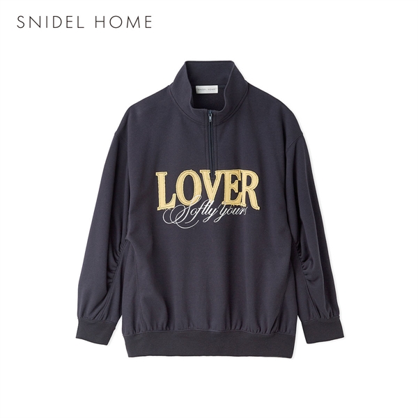 スナイデルホーム ハーフジップスウェットプルオーバー パジャマ ルームウェア SNIDEL HOME