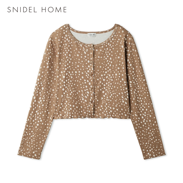 スナイデルホーム ポインテールプリントカーディガン パジャマ ルームウェア SNIDEL HOME