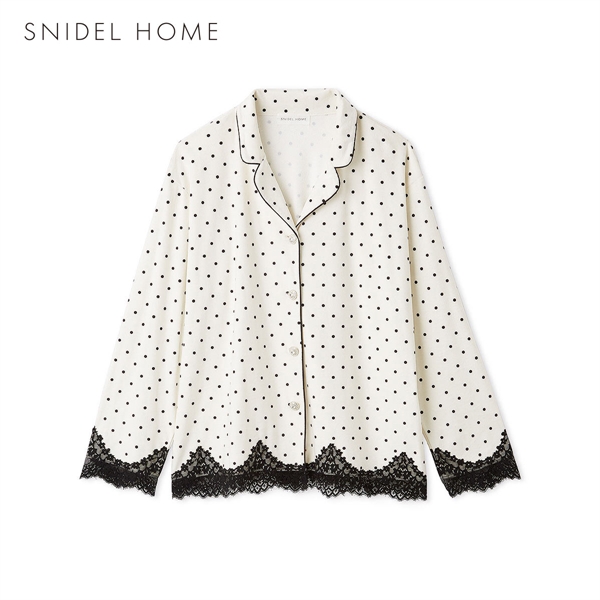 スナイデルホーム Halloween ドット柄開襟シャツ パジャマ ルームウェア SNIDEL HOME ハロウィン