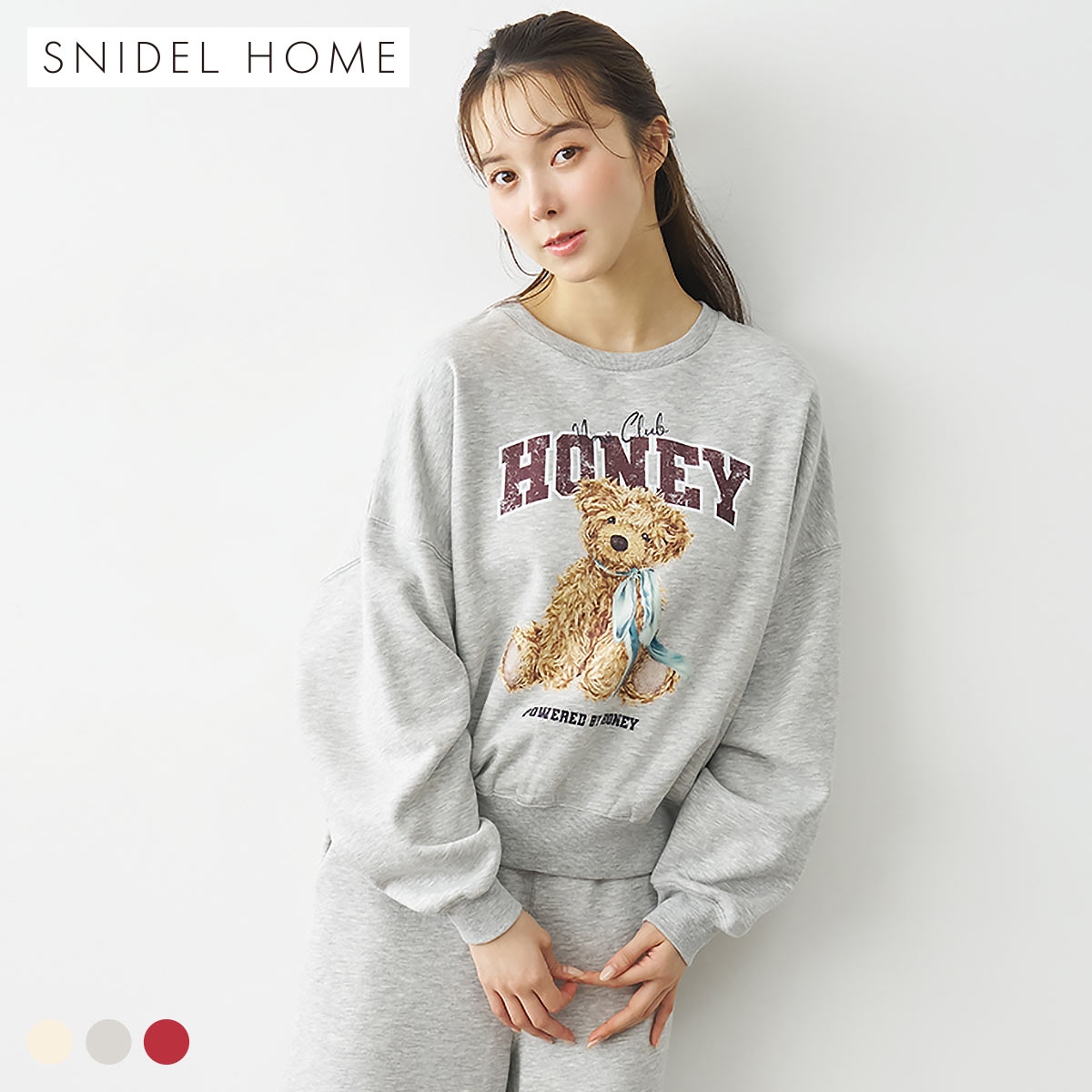 スナイデルホーム ベアスウェットトップス パジャマ ルームウェア SNIDEL HOME