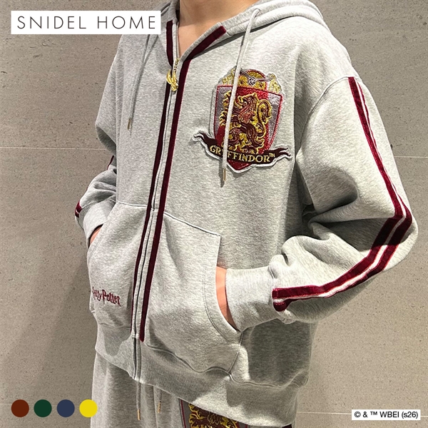 スナイデルホーム メンズ ハリー・ポッター ローブデザインスウェットパーカー パジャマ ルームウェア SNIDEL HOME Harry Potter