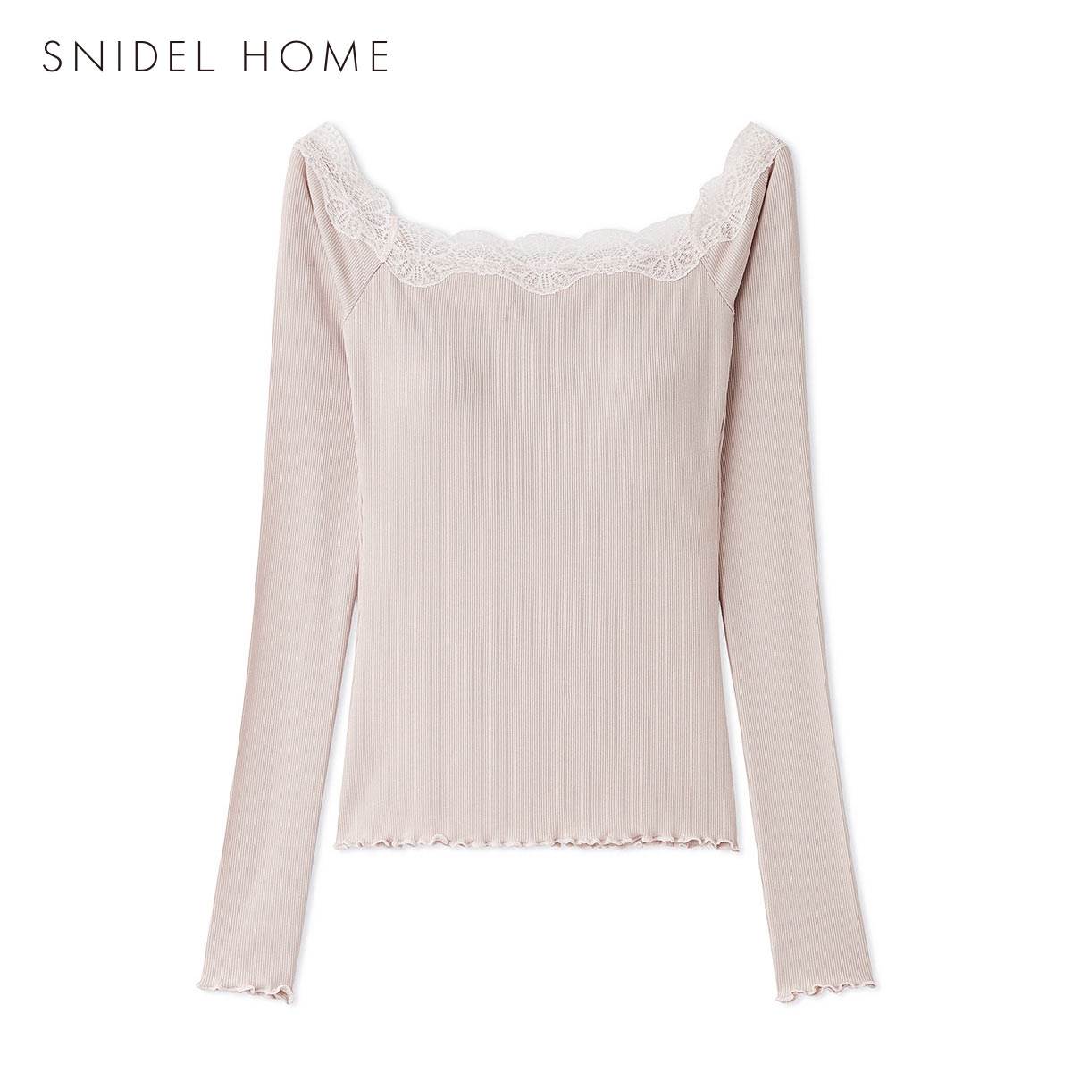 スナイデルホーム ラフィナン(R) ロングTシャツ パジャマ ルームウェア SNIDEL HOME(PI-ピンク-Free)