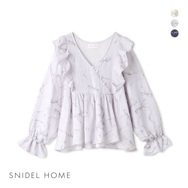 スナイデルホーム ダブルガーゼトップス パジャマ ルームウェア SNIDEL HOME