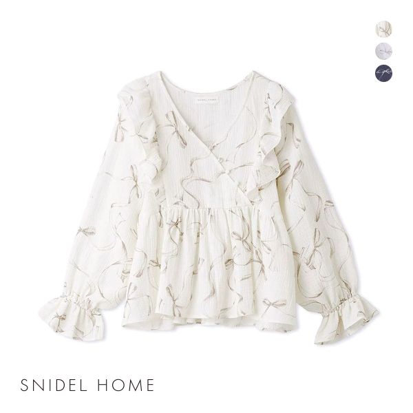 10%OFF スナイデルホーム ダブルガーゼトップス パジャマ ルームウェア SNIDEL HOME 10%OFF スナイデルホーム ダブルガーゼトップス パジャマ ルームウェア SNIDEL HOME