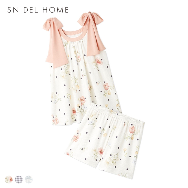 スナイデルホーム リボンセットアップ パジャマ ルームウェア SNIDEL HOME