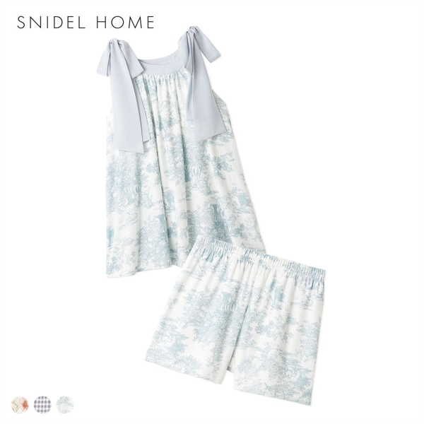 スナイデルホーム リボンセットアップ パジャマ ルームウェア SNIDEL HOME